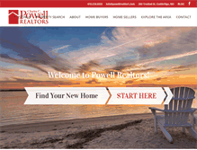 Tablet Screenshot of powellrealtors.com